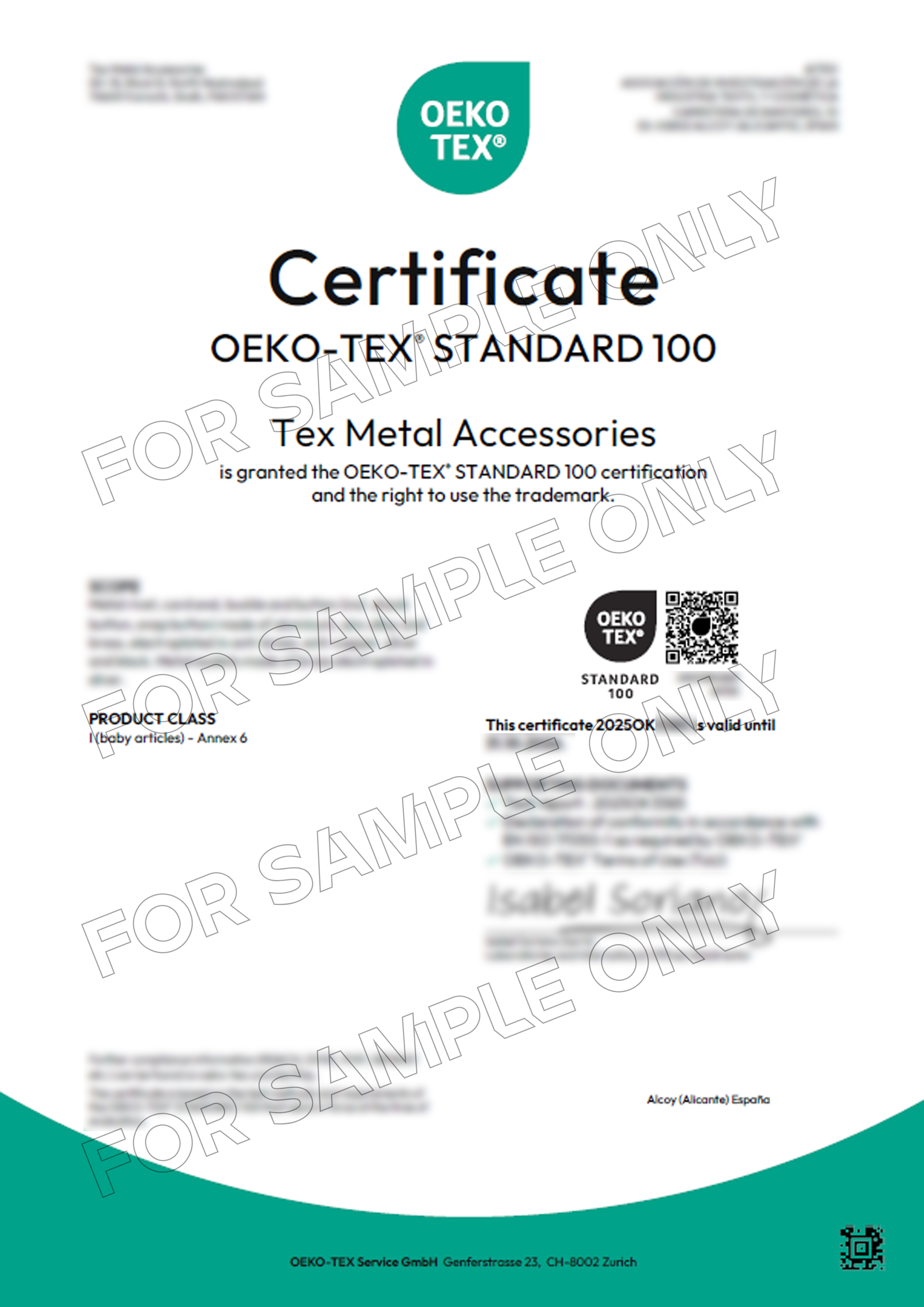 OEKO-TEX 